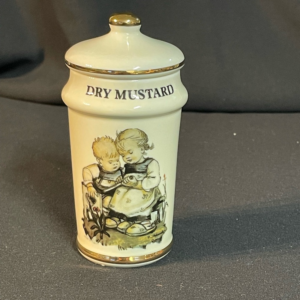 M.J. Hummel DRY MUSTARD Spice Jar